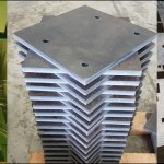 Plato estructura corte láser