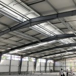 Construcción con estructura metálica en Panamá