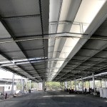 Construcción con estructura metálica en Panamá