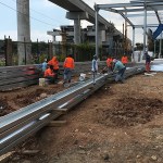 Construcción con estructura metálica en Panamá