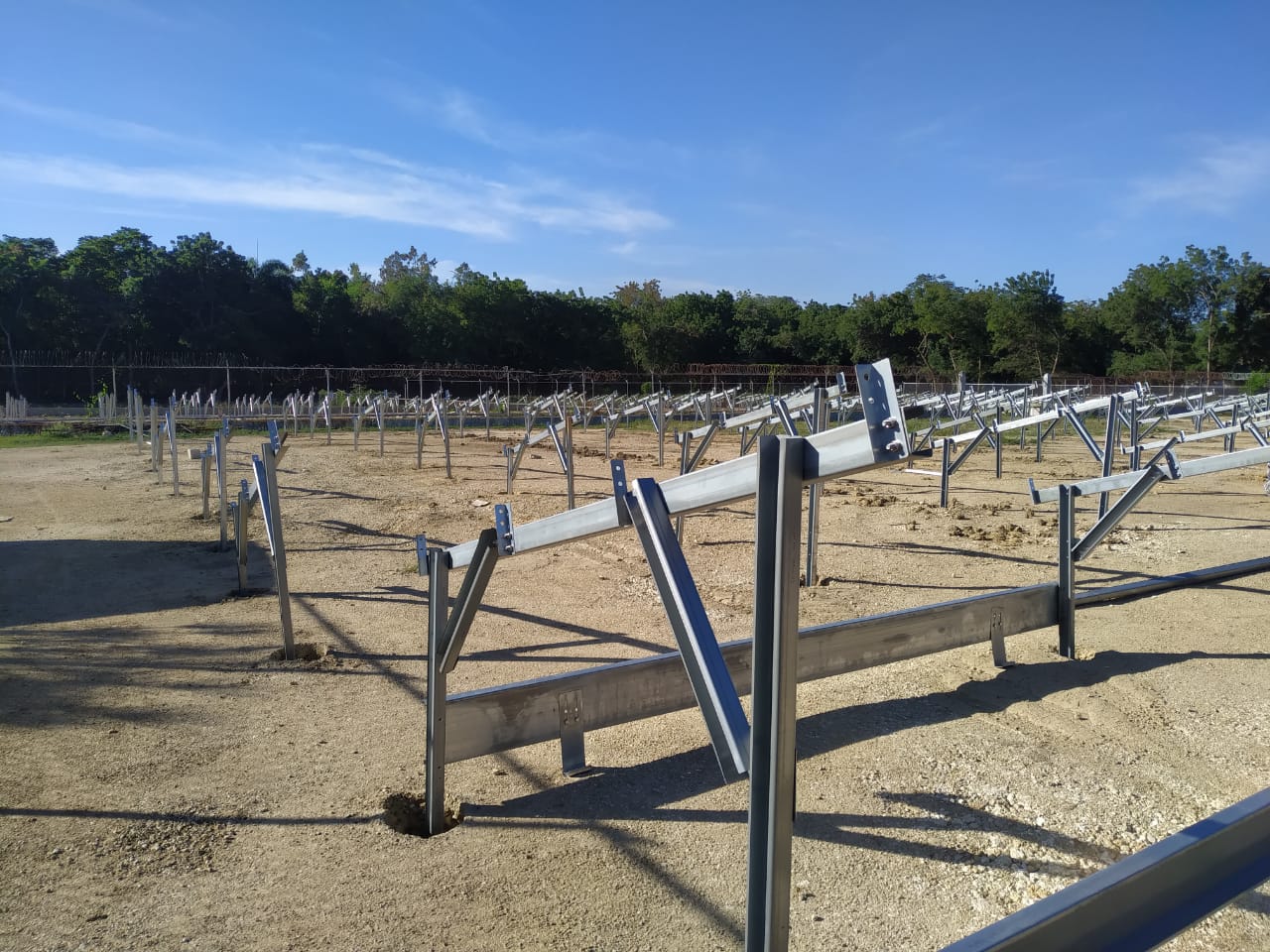 Estructura para paneles solares